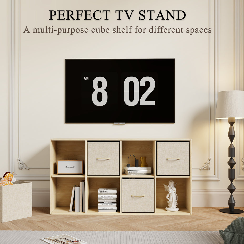 8-Cube With 4 Storage Bins & 2 Removable Backs (9605382242455)