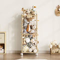 2-in-1 Stuffed Animal Storage with Cube Base & Elastic Rope with wheel (9620398899351)