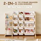 Books & Toys Organized, Solid Pine Storage Organizer (9570894184599)
