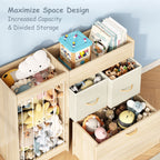 4-in-1 Rolling Wooden Toy Storage with Wheels (9605485101207)