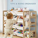 Toy Organizers and Storage with Bookshelf (9570905850007)