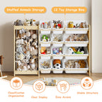 Natural Pine Kid’s Toy cabinet – Safe, Fun, Space-Saving Storage (9605429723287)