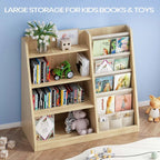 Kids' Bookshelf with Storage Cabinet & Book Display (9576871198871)