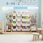 Toy Organizers and Storage with Bookshelf (9570905850007)