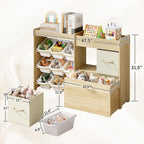 Toy Organizer with Bins and Drawers for Kids Room (9570753282199)