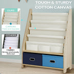 2-in-1 Children's Bookcase with 2 Toy Drawers (9605416190103)