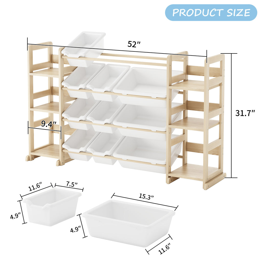 Toy Organizers and Storage with Bookshelf (9570905850007)