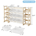 Toy Organizers and Storage with Bookshelf (9570905850007)