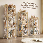 2-in-1 Stuffed Animal Storage with Cube Base & Elastic Rope with wheel (9620398899351)