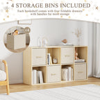 8-Cube With 4 Storage Bins & 2 Removable Backs (9605382242455)