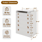 5-Drawer Changing Table with Fold-Down Top (9570901328023)