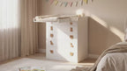 5-Drawer Changing Table with Fold-Down Top